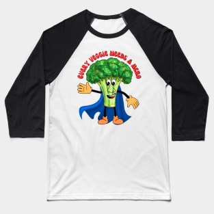 Every Veggie needs a Hero Baseball T-Shirt